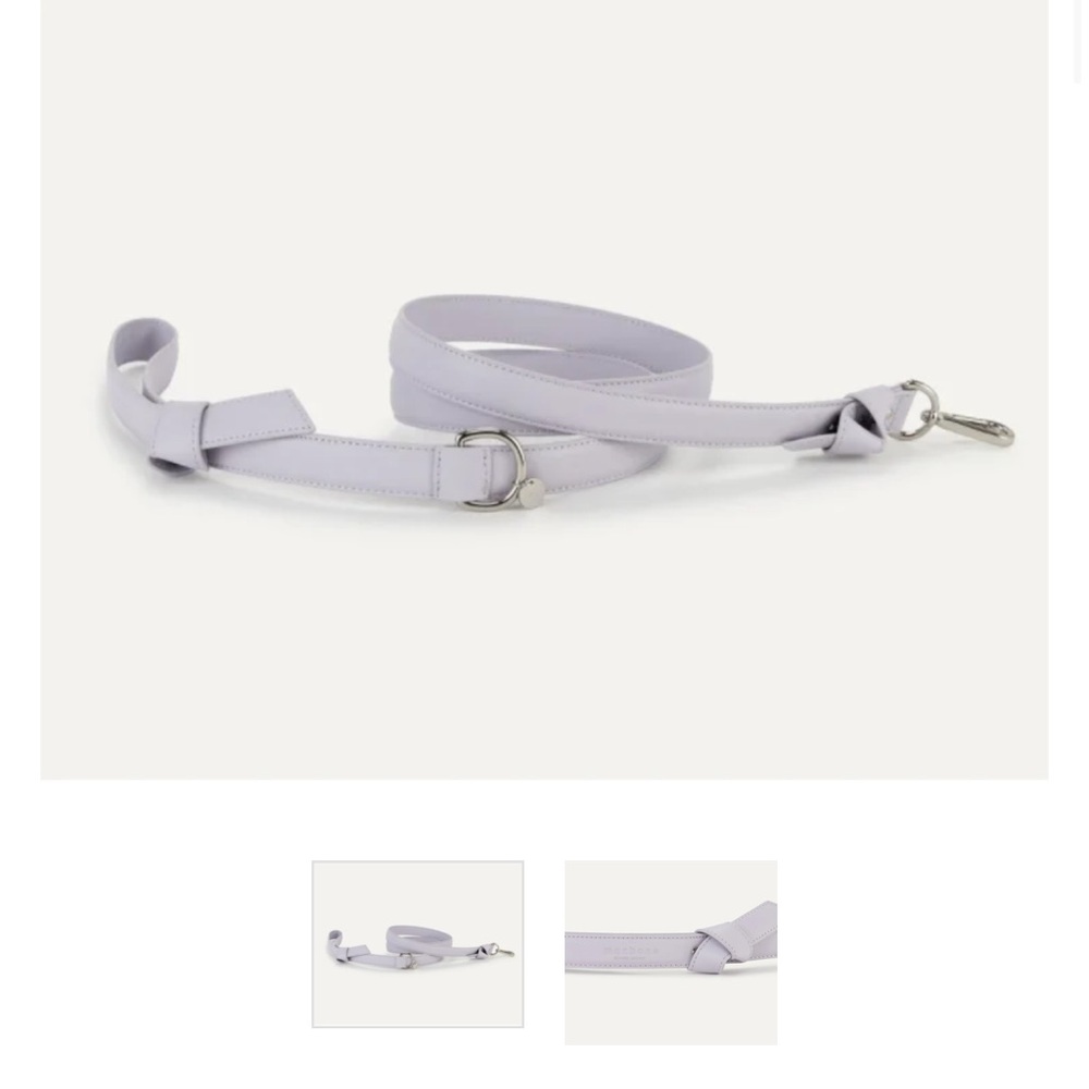 MAXBONE COCO LEATHER LEASH SET